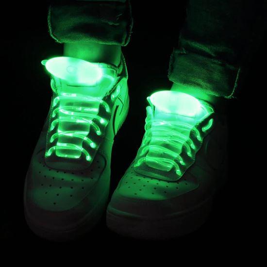 Kép valamiből Világító LED cipőfűző – zöld