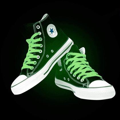 Kép valamiből Világító cipőfűző - zöld