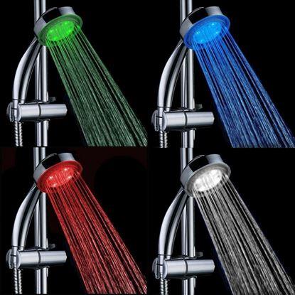 Kép Hőre színváltó LED zuhanyfej