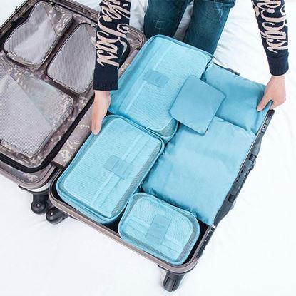 Kép Utazó szervező készlet bőröndbe