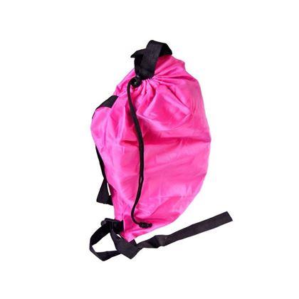 Kép valamiből Felfújható Lazy bag kétrétegű pihenőzsák - rózsaszín