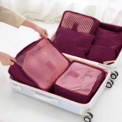 Kép Utazó szervező készlet bőröndbe
