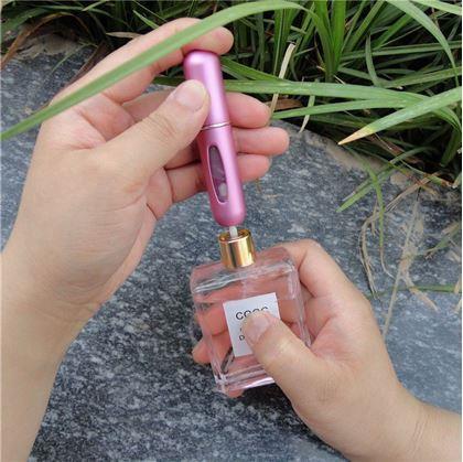Kép valamiből Újratölthető parfümporlasztó - rózsaszín