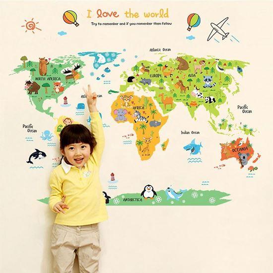 Kép valamiből Gyermek világtérkép
