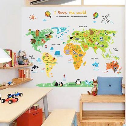 Kép Gyermek világtérkép