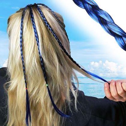Kép valamiből Fonatos hajgumi - kék