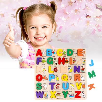 Kép Fából készült angol ábécé - oktatójáték