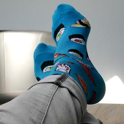 Kép valamiből Szusimintás színes zoknik