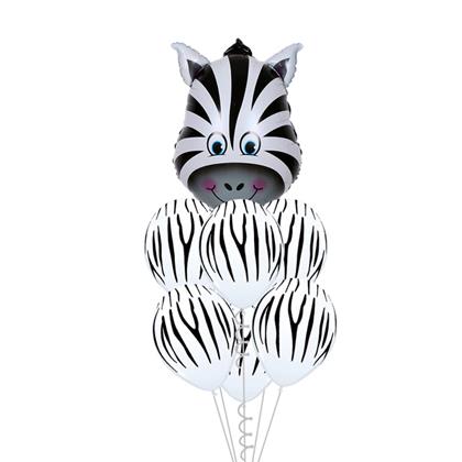 Kép valamiből Vidám léggömbök – zebra