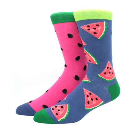 Kép valamiből Vidám zokni – görögdinnye