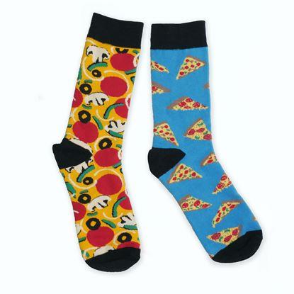 Kép Vidám zokni – pizza