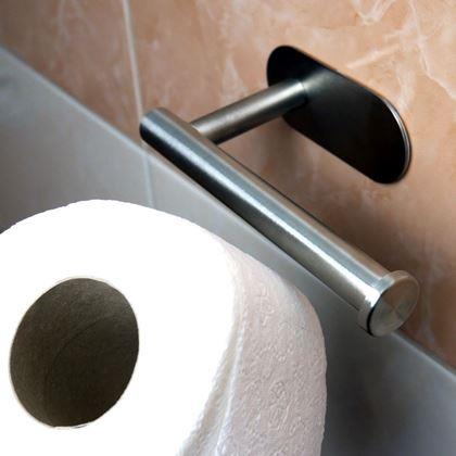 Kép valamiből Öntapadó rozsdamentes WC-papír tartó