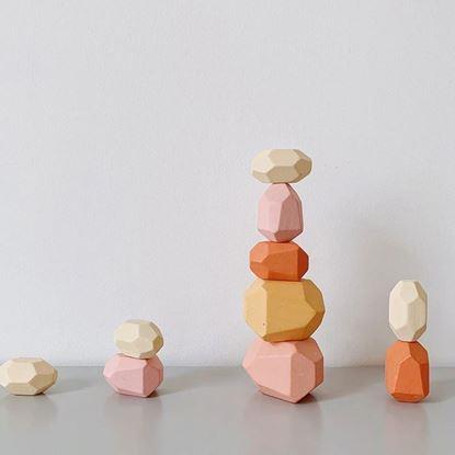 Kép Egyensúlyozó építő „sziklák” 10 db