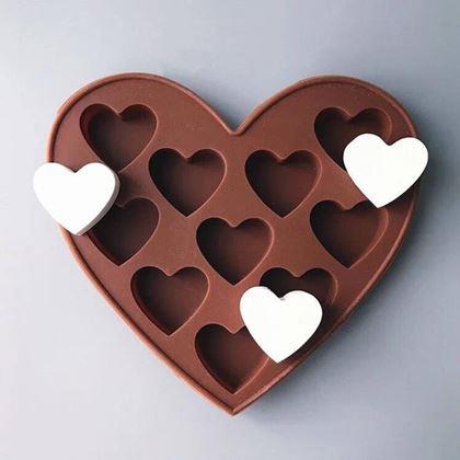 Kép valamiből Szilikon csokiforma – szív