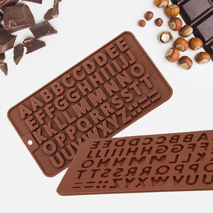Kép valamiből Szilikon csokiforma – betűk