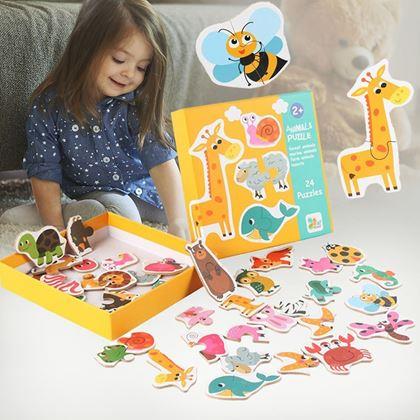 Kép valamiből Gyerek puzzle - állatok