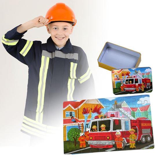 Kép valamiből Puzzle gyerekeknek – tűzoltók