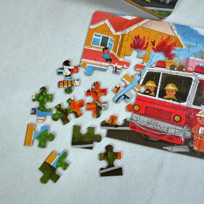 Kép valamiből Puzzle gyerekeknek – tűzoltók