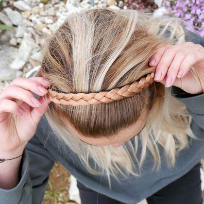 Kép valamiből Hajfonat hajpánt - mézszőke