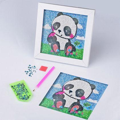 Kép valamiből Gyémántszemes kirakó gyerekeknek – panda