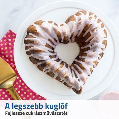 Kép Szilikon kuglóf forma - szív