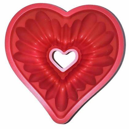 Kép valamiből Szilikon kuglóf forma - szív