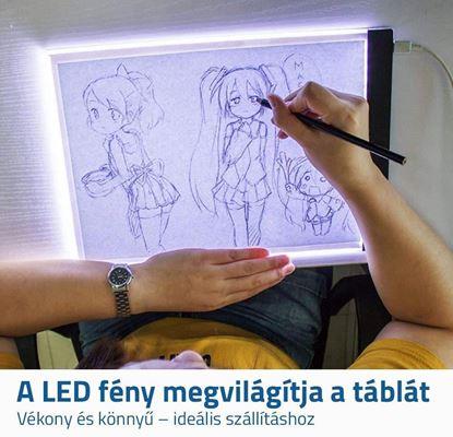 Kép Világító rajztábla, LED átrajzoló tábla