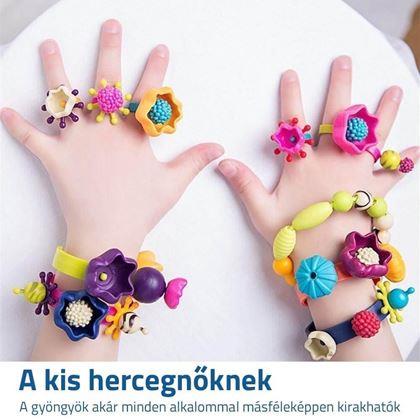 Kép valamiből Színes gyöngyök gyermekeknek – maxi kiszerelés 