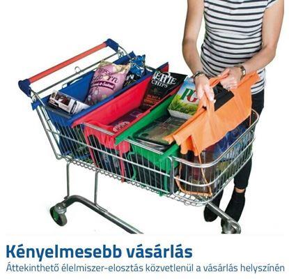 Kép Bevásárló szatyrok készlete a kosárban