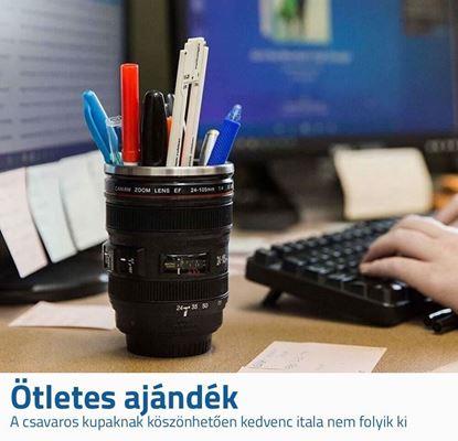Kép Fényképezőgép-objektív alakú bögre