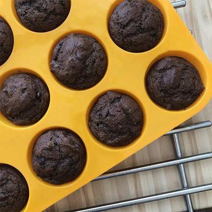 Kép 12 darabos szilikon muffin forma