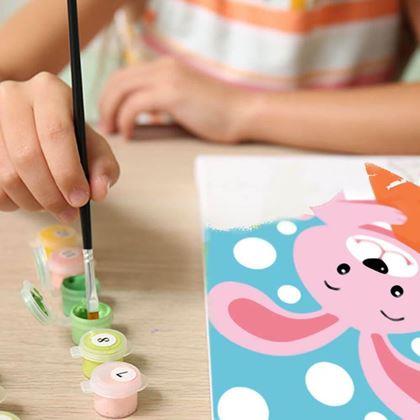 Kép valamiből Számfestő készlet gyerekeknek - majom