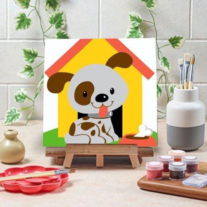 Kép valamiből Számfestő készlet gyerekeknek - kutya