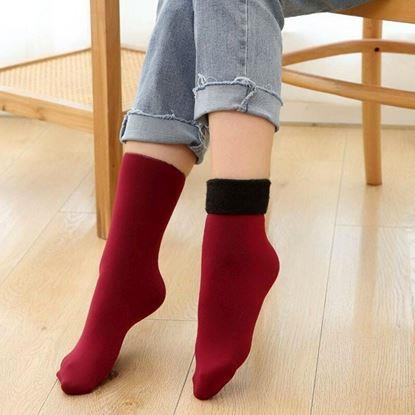 Kép Hřejivé ponožky s kožíškem