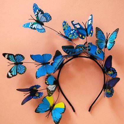 Kép valamiből Pillangós hajpánt - kék