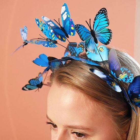 Kép valamiből Pillangós hajpánt - kék