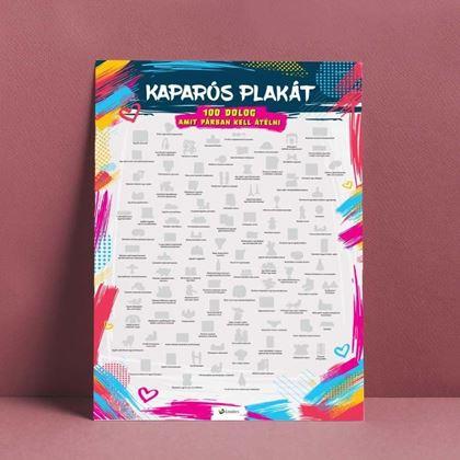 Kép valamiből Kaparós poszter - 100 program a pároddal