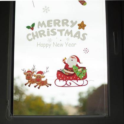 Kép valamiből Karácsonyi ablakmatricák – Mikulás