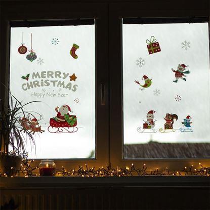 Kép Karácsonyi matricák ablakra