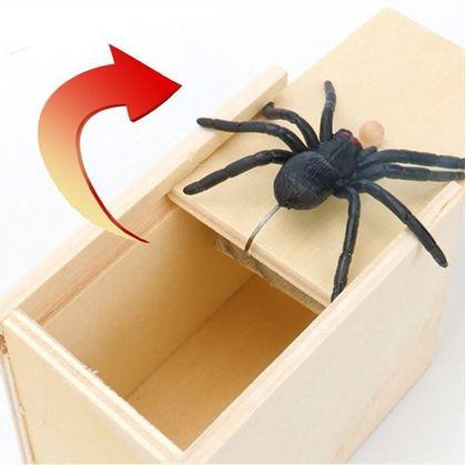 Kép valamiből Vicces doboz pókkal