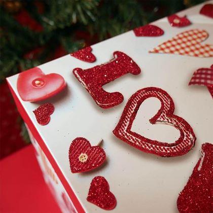 Kép valamiből Ajándékdoboz 22 cm - Valentin-szív