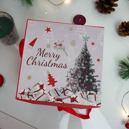 Kép valamiből Ajándékdoboz 15 cm - karácsonyfa