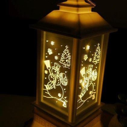 Kép valamiből Karácsonyi LED lámpás - hóember