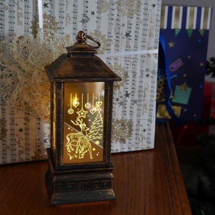 Kép valamiből Karácsonyi LED lámpás - rénszarvas