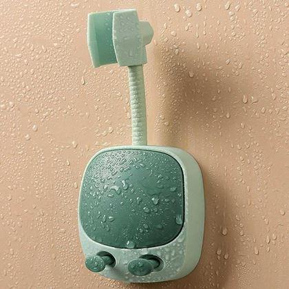 Kép valamiből Öntapadós zuhanytartó - zöld