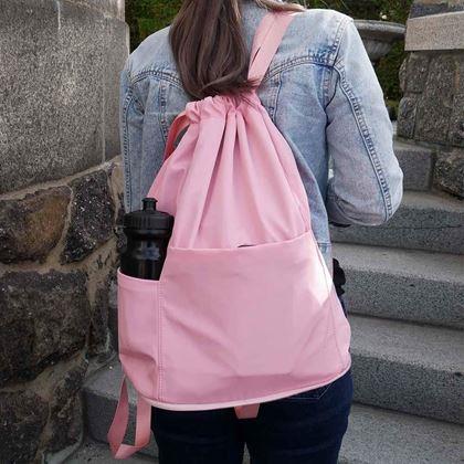 Kép valamiből Vízálló összecsukható hátizsák - rózsaszín