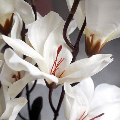 Kép valamiből Művirágok vázába - fehér