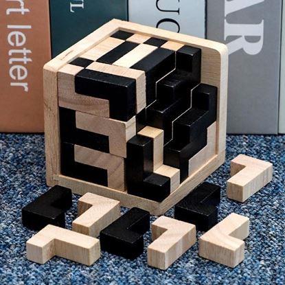 Kép Fából készült kirakó puzzle - deluxe