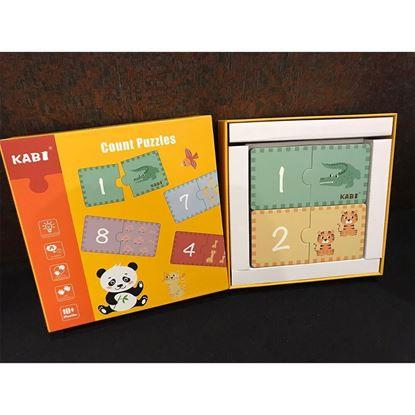 Kép Puzzle kicsiknek - számok tanulása