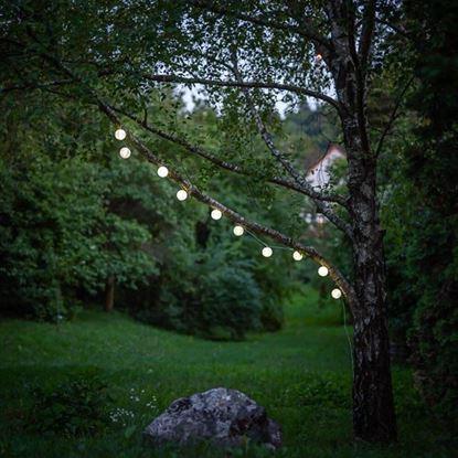 Kép Napelemes LED lampionfüzér